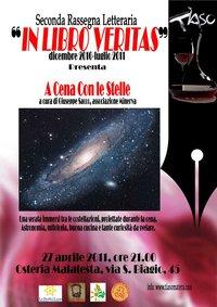 A cena con le stelle  - In libro Veritas - 27 aprile 2011 - Matera