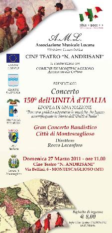 Concerto 150 dell'Unit d'Italia - Matera