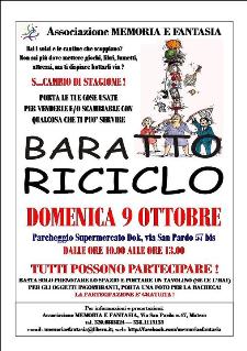 FESTA DEL BARATTO, DELL'USATO E DEL RICICLO - 9 ottobre 2011 - Matera