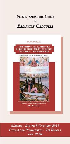 Ostensione della Sindone Passio Christi Passio Hominis - presentazione del libro - Matera