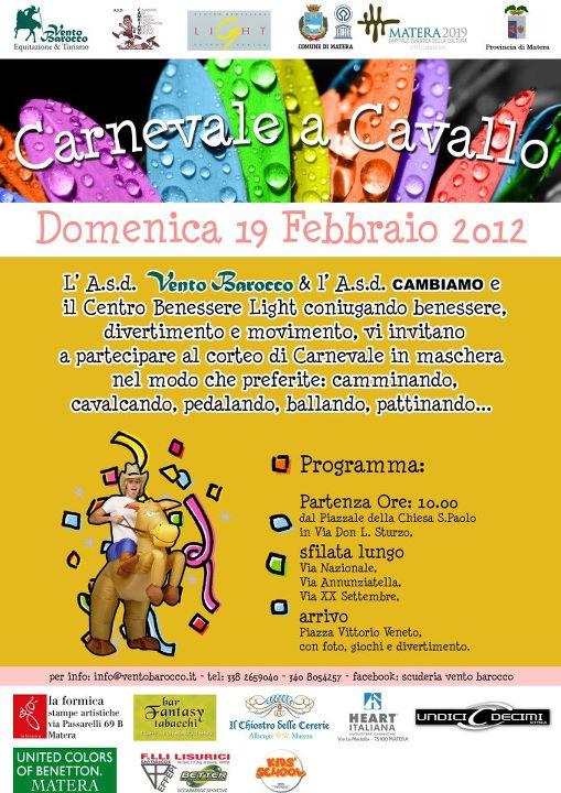 Carnevale a cavallo 2020 a Matera: report, video e foto - SassiLive