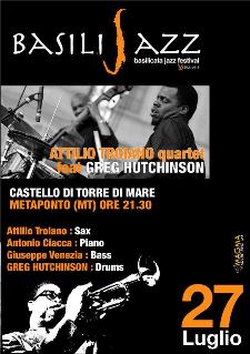 BASILIJAZZ 2012 - ATTILIO TROIANO QUARTET feat GREGORY HUTCHINSON - 27 luglio 2012 - Matera