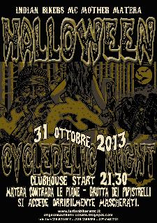 11 Halloween Cycldelic Night - 31 ottobre 2013 - Matera