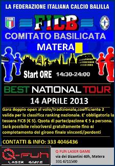 Best national tour - Calcio balilla citt di Matera - 14 aprile 2013 - Matera