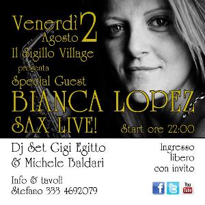 Bianca Lopez Sax Live - 2 agosto 2013 - Matera