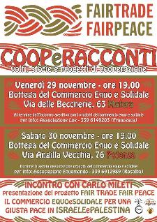 COOPeRACCONTI: Fair Trade Fair Peace, per una giusta pace in Israele e Palestina  - Matera