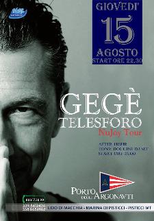 Gege' Telesforo NuJoy tour - 15 agosto 2013 - Matera