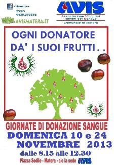 Giornata di donazione del sangue  - Matera