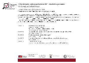 Il Censimento della Popolazione 2011, risultati e processo di rilevazione in Basilicata - 11 febbraio 2013 - Matera