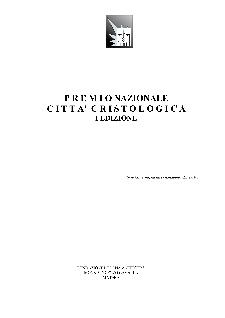 Premio Nazionale Citt Cristologica  - Matera