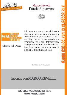 Presentazione del libro di Marco Revelli "Finale di partito" - 9 maggio 2013 - Matera