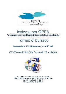 Torneo di burraco - 15 dicembre 2013 - Matera