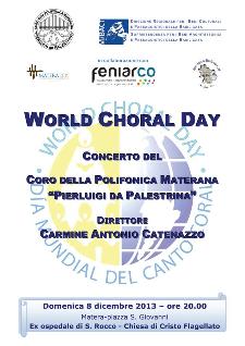 World Choral Day - 8 dicembre 2013 - Matera