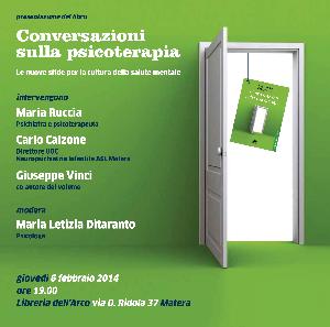 Conversazioni sulla psicoterapia - 6 Febbraio 2014 - Matera