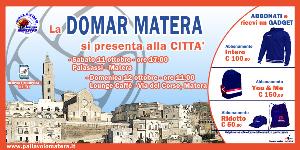 Domar Matera:la squadra si presenta alla citt  - Matera