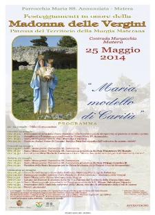 Festeggiamenti in onore della Madonna delle Vergini, Patrona del Parco della Murgia Materana  - Matera