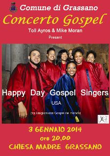 Happy day gospel singers - 3 gennaio 2014 - Matera
