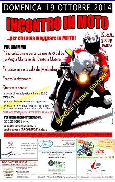 Incontro in Moto - 19 Ottobre 2014 - Matera