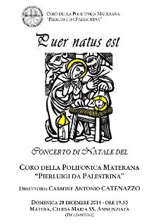Puer Natus Est - Concerto di Natale - 28 Dicembre 2014 - Matera