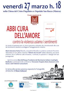 Abbi cura dell'amore - 27 Marzo 2015 - Matera