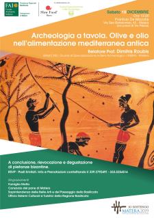 Archeologia a tavola. Olive e olio nell'alimentazione mediterranea antica - Matera