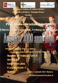 Augusto: 2000 anni dopo - 17 Febbraio 2015 - Matera