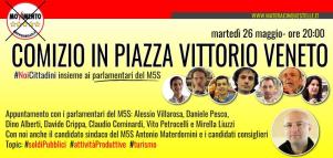 Elezioni 2015: comizio in piazza con i parlamentari M5S - 26 Maggio 2015 - Matera