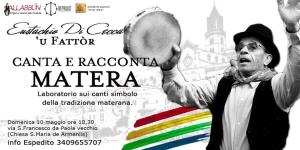 Eustachio Di Cecca canta e racconta - 10 Maggio 2015 - Matera