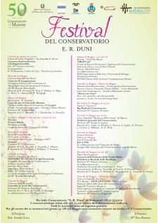 Festival Conservatorio di Musica di Matera per il cinquantenario  - Matera