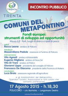 Fondi europei: strumenti di sviluppo ed opportunit - 17 Agosto 2015 - Matera