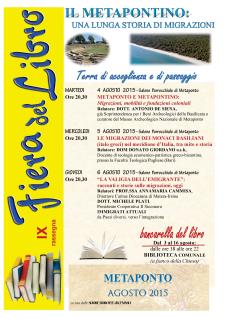 IX Fiera del libro 2015 - Matera