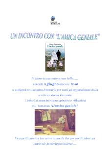 Lamica geniale - 5 Giugno 2015 - Matera