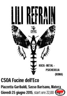 Lili Refrain live - 24 Giugno 2015 - Matera