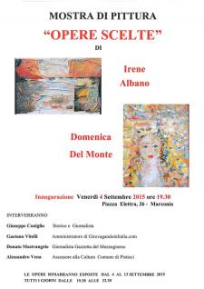 Opere Scelte di Irene Albano e Domenica Del Monte - Matera