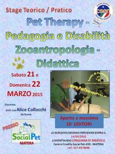 Pedagogia & Disabilit negli IAA  - Matera