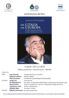 Per l'Italia. Per l'Europa - 11 Aprile 2015 - Matera