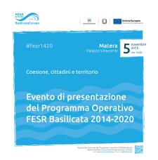 Programma Operativo FESR Basilicata 2014-2020 - Matera