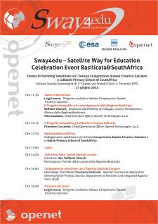 Sway4edu  Satellite Way for Education  - Matera