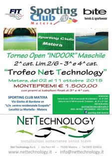 Torneo Open Maschile "INDOOR" Lim. 2/6 "Trofeo NET TECHNOLOGY" - Matera