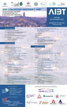 XXII CONGRESSO NAZIONALE AIBT  - Matera