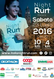 3 EDIZIONE della Night Run Italia" - Matera