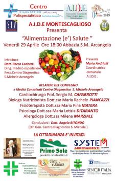 Alimentazione (e') salute - Matera