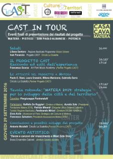 CAST IN TOUR - 29 settembre 2016 - Matera