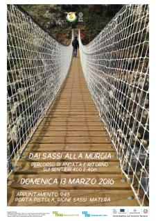 Dai Sassi alla Murgia, i sentieri 406 e 408 - 13 Marzo 2016 - Matera