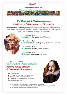 Il Libro del Libraio, OMAGGIO A SHAKESPEARE E CERVANTES - Matera