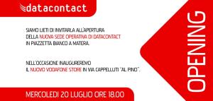 Inaugurazione della Nuova sede operativa di Datacontact  - Matera