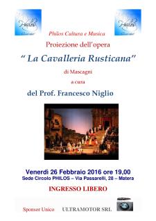 La Cavalleria Rusticana - 25 Febbraio 2016 - Matera