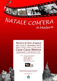 Natale com'era a Matera - dal 14 al 21 dicembre 2016 - Matera