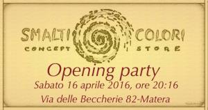 OPENING PARTY - Matera