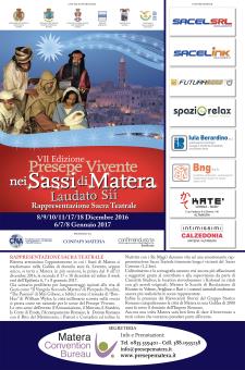 PRESEPE VIVENTE 2016 NEI SASSI DI MATERA LAUDATO SII - Matera